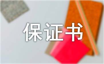 個(gè)人安全保證書15篇